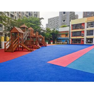 Custom Thickness EPDM Rubber Running Track With Excellent Flexibility Slip