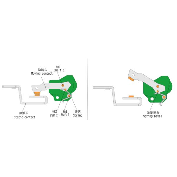 Contact Structure Overload Protection Devices , DC Electrical Protective Devices