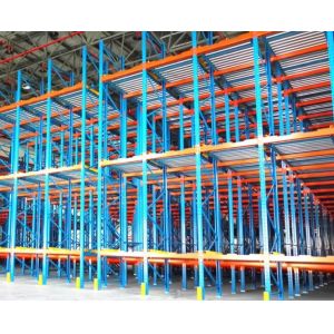 Heavy Duty Q235B Steel Gravity Pallet Flow Racking System for Warehouse Storage