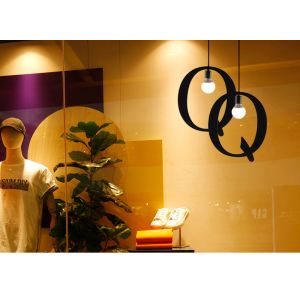 Nordic Pendant Lights Letter Light Decorative A to Z Alphabet Living Room Hotel