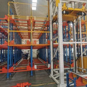 Steel Construction Radio Shuttle Rack Pallet Racking Fully Adjustable Design
