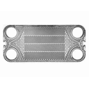China SS316 GX42 Heat Exchanger Spare Part Plate Hastelloy Alloy 0.5mm Tickness on sale