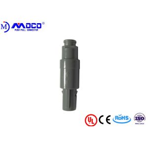 Holter Recorder Plastic Push Pull Connectors 4 Pin With A Nut PPS Insulator