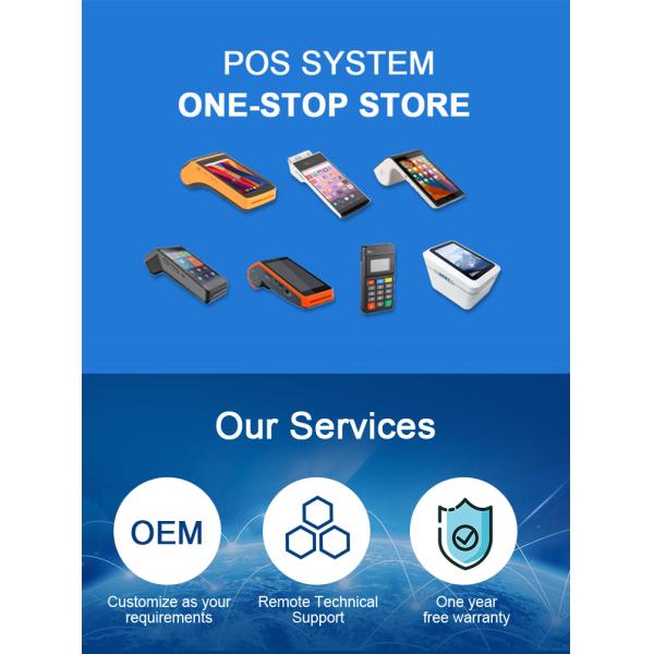Warehouse Management Android Smart POS Terminal Device With NFC Scanner