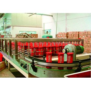 Stainless Steel Plate Automated Conveyor Systems Stable Structure Smooth