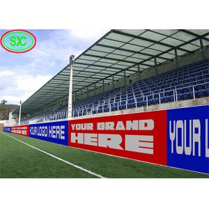6500cd/sqm SMD3535 Football Advertising LED Display P6 P8 P10