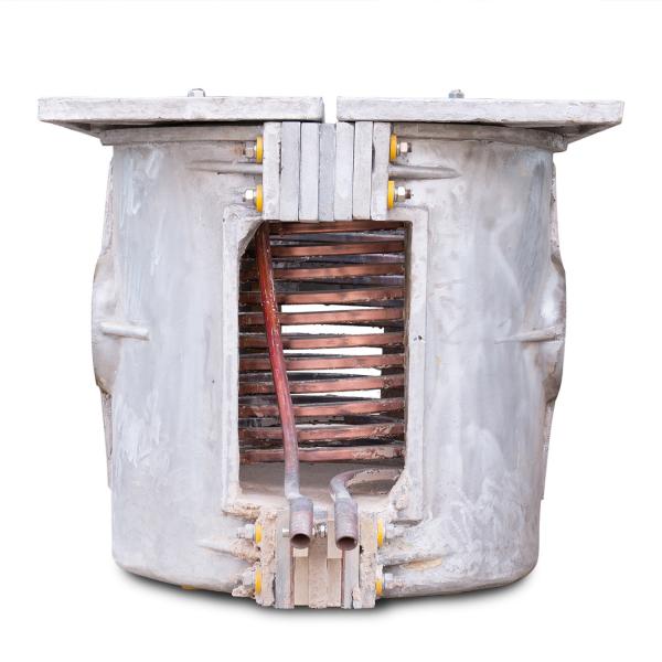 100kg Tilting Induction Melting Furnace for Aluminum Scraps