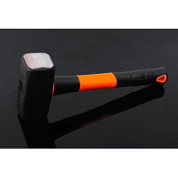 Stoning hammer(XL-0069) with painted surface, double colors rubber handle and