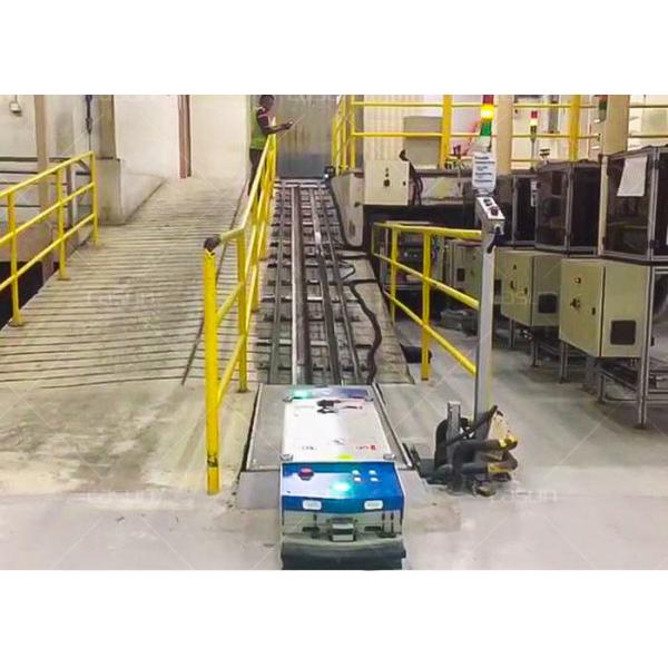 Driverless Automated Guided Vehicle Robot , AGV Guided Vehicle 10 Years Long