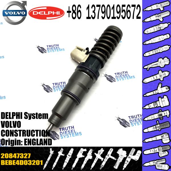 Common Rail Fuel injector 20847327 for Diesel BEBE4D03001 BEBE4D03101 BEBE4D03201 for VOL