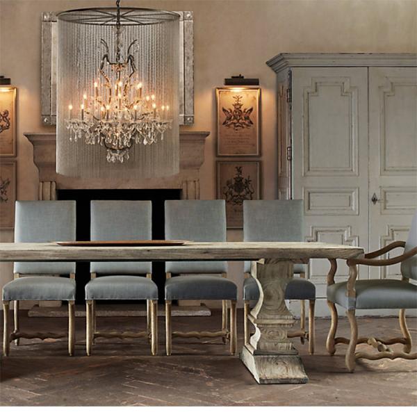 Vintage Crystal Chandelier Lighting Rustic Candle Maria Theresa Chandelier(WH-CI-119)