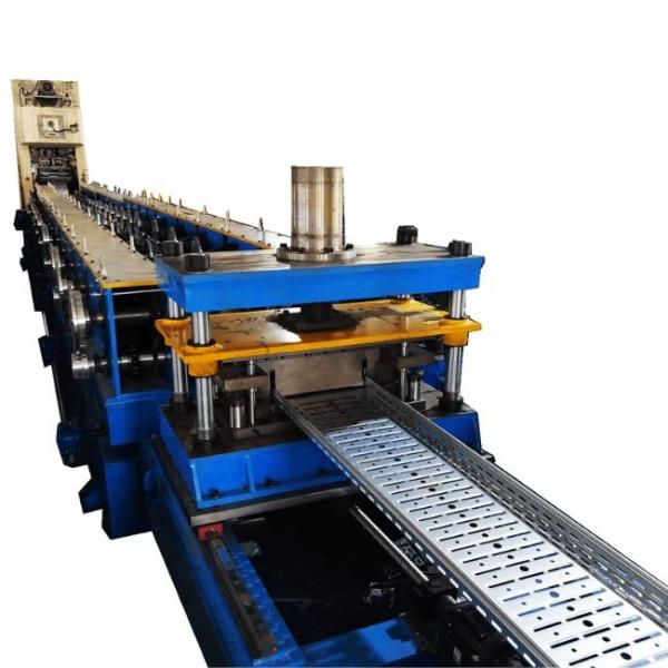 Safety Cable Tray Roll Forming Machine Factory With Precision Cutter / 22