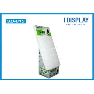 Floor Cardboard Hook Stands For Display , Cardboard Retail Display Stands