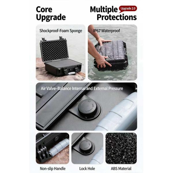 Protective Cases Plastic Equipment Trolley Cases Waterproof Cases Sponge Tool Cases Shockproof Cases