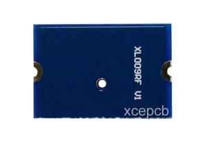Single Side Half Hole Custom PCB Circuit Board For ATM System , Rogers 2 Layer PCB
