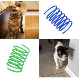 Best Interactive Plastic Cat Spiral Spring For Swatting, Biting, Hunting Kitten