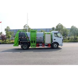 Dongfeng Capt Pure Electric 5-Square Kitchen Garbage Truck at Eco-Friendly Waste