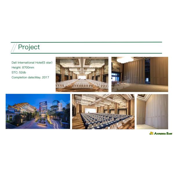 Mobile Acoustic Partition Wall with MDF Melamine and Magnetic Seal for OEM & ODM Design