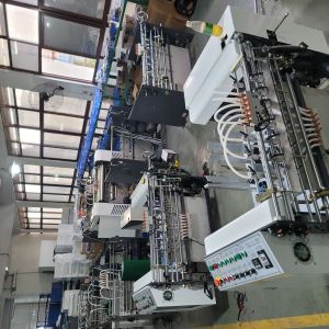 Automatically Paper Gluing Machine With Feeding Automatic Box Gluing Machine