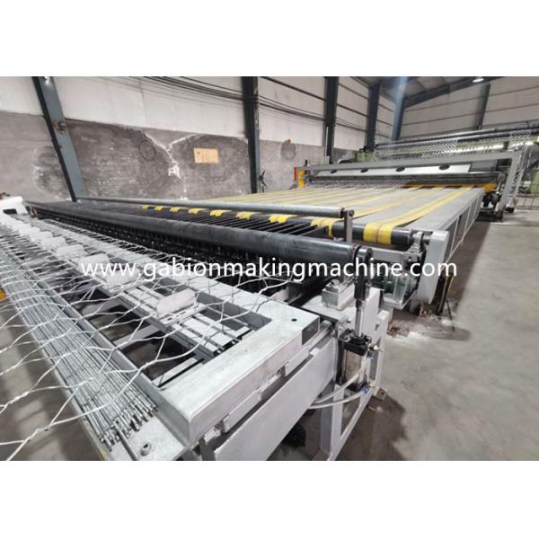 Quality PLC Control System Automatic Wrapped Edge Gabion Machine Edge Wrapping Machine Double Twist for sale
