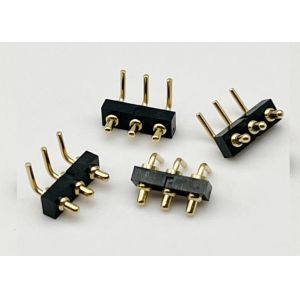 Custom 2.54mm Dip Type 3pin H1.5mm Pogo Pin connector for spring pin connector