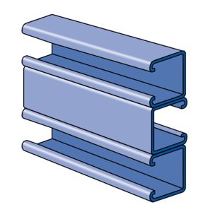 China Q235B Q345B Galvanized Steel C Channel For PV Systems on sale