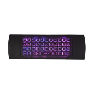 Easy Using Gyroscope Air Mouse Voice Control Double Keyboard For Tv Box