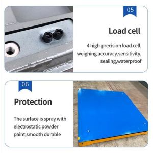 Truck Scale 1.5*1.5 m 3 Ton Platform Weighing Floor Scale with Load Cell