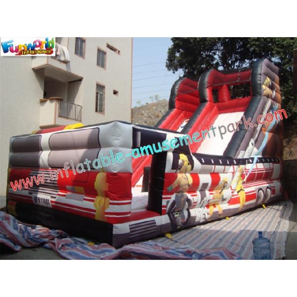 Outdoor Large 0.55mm PVC tarpaulin Inflatable Commercial Inflatable Slide for