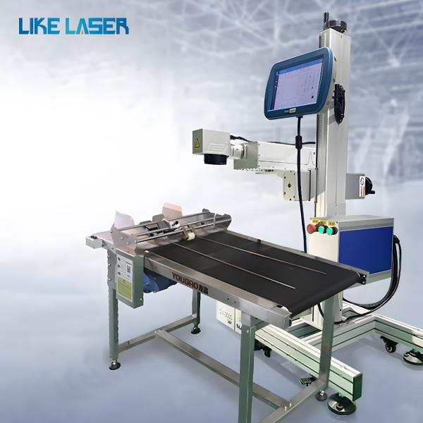 30W Fiber Laser Marking Machine for Plastic Pipe Invisible Laser Visibility Air