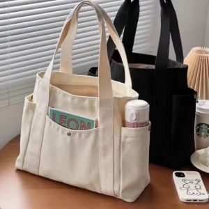 Canvas bag Tote going out canvas all-in-one work high appearance level commute