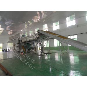 Continuous Conveyor Belt Dryer Diesel Heating Touch Screen Control