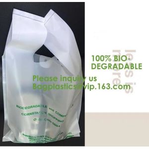 custom printed logo biodegradable compostable trash dog poop bag for kitchen