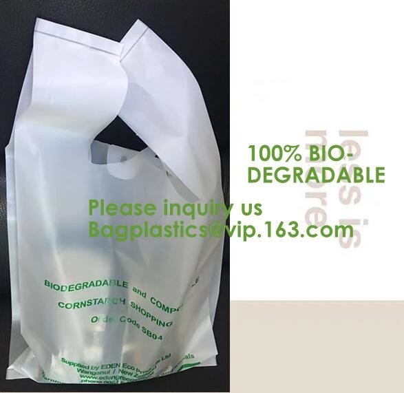 custom printed logo biodegradable compostable trash dog poop bag for kitchen