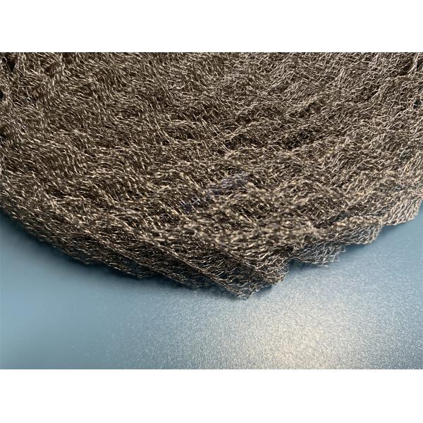 Rolled Corrugated Stainless Steel Wire Mesh Strainer for Fuel Filter, Knitted Metal Mesh