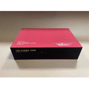 Buy cheap Red Paper Present Box Rectangular Pantone Printed Cardboard Gift Box from wholesalers