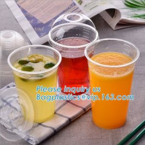 High quality eco-friendly compostable cPLA plastic cup with lid,pla spoons