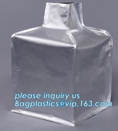 Aluminium Foil, Liner Bags Cubic Type IBC Liner, Non-Hazardous Liquids Storage,