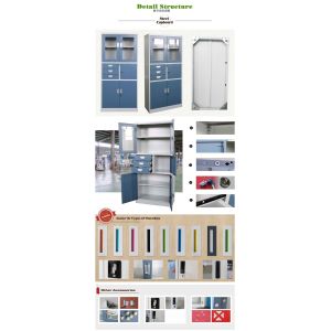Swing door steel cupboard FYD-W014,H72.83XW35.43XD15.75 inch size,KD structure