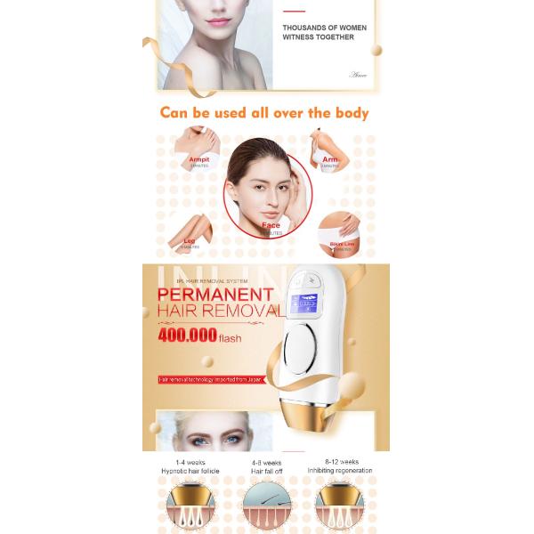 280g 560nm Intense Pulsed Light IPL Laser Hair Removal