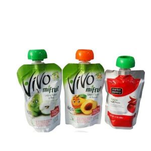 Stand Up Excellent quality professional design plastic juice spout bag