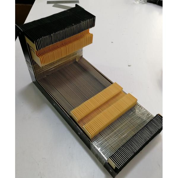 high quality bellows protect cover made by fiber cloth and PVC for CNC double