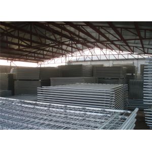 Wholesale OD 32 Pipes Galvanized Fence Panels Construction Fence Rental Anti Climb from china suppliers