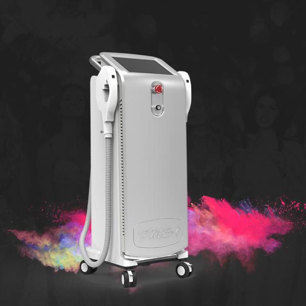 Fast OPT IPL SHR laser machine with two handles both for hair removal and skin