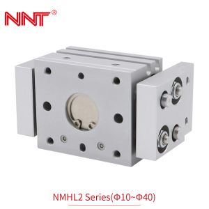 Two Fingers Pneumatic Wide Gripper Cylinder MHL2 Stable Robot Gripper