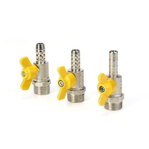 Manual 1/2inch Brass Gas Valve Fittings For Normal Temperature