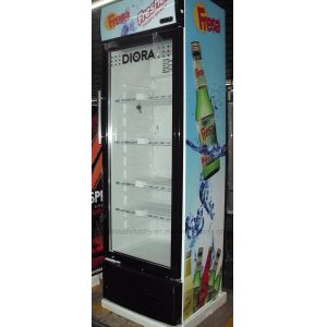 350L Upright Display Fridge , Auto Defrost Refrigerated Display Cooler