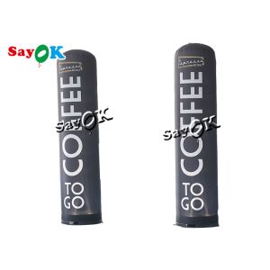 China Customized 2.5m 8ft Inflatable Advertising Pillar With Logo Printing on sale