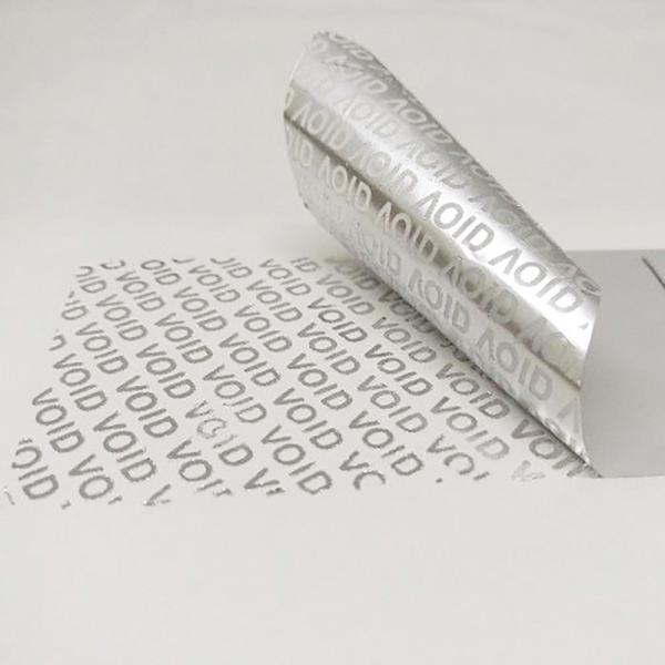 Anti Counterfeit Tamper Evident Sticker Transfer Evident VOID Serial Number