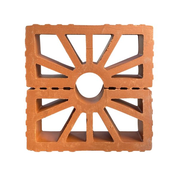 Terracotta Clay Breeze Block Mold Ceiling Hollow Decorative Bricks Block Sun air Flow